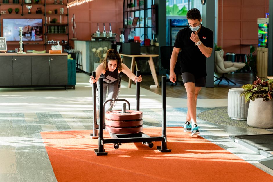 sled push HYROX functional fitness competition