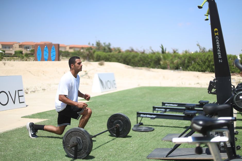 HYROX simulation workout burpee sled