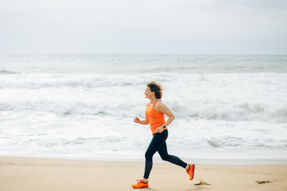 running breathing chest expansion training
