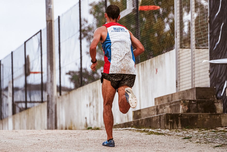correct spine alignment running transition movement