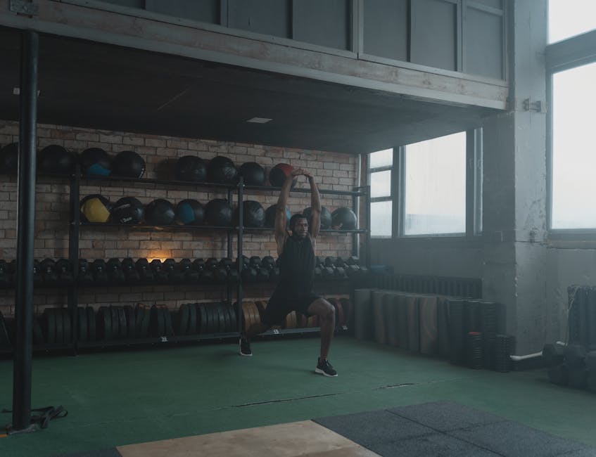 wall balls breathing rhythm training gym