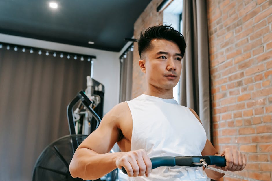 rowing machine posture back muscles activation